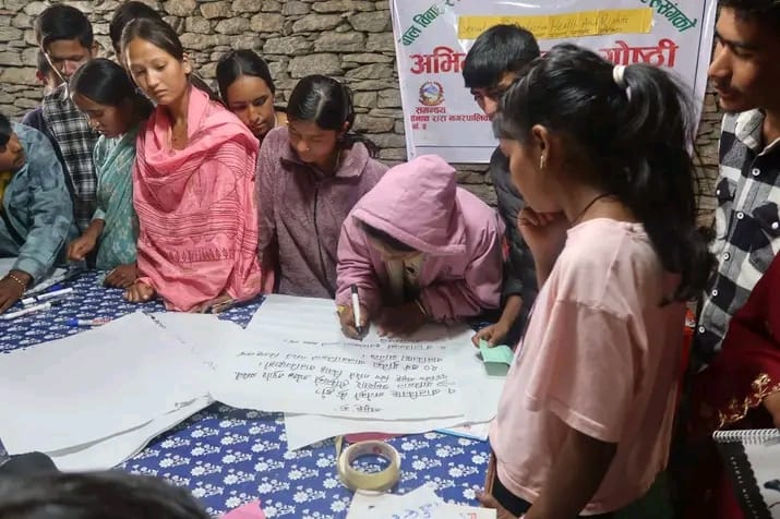 Help Nepal  Health Post, Mugu conducted Health Education &amp; Child Marriage Awareness session for Grade 9 students of Karnali Madhyamik Vidhayalaya in Mugu. The session, aimed to empower young minds to make aware and responsible life choices for a healthier future.