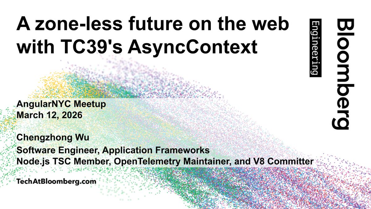 Tech At Bloomberg tweet media