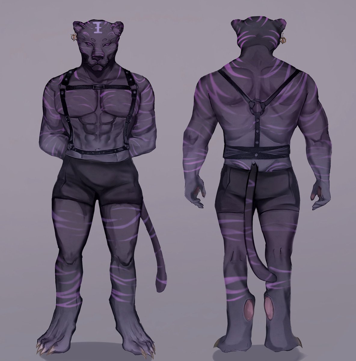 justlion_a's tweet photo. @BreanuReeves My guy isn’t the best, it was their first ever furry commission and their 3rd ever commission 

This is Acheron. https://t.co/n41KRvlDx5