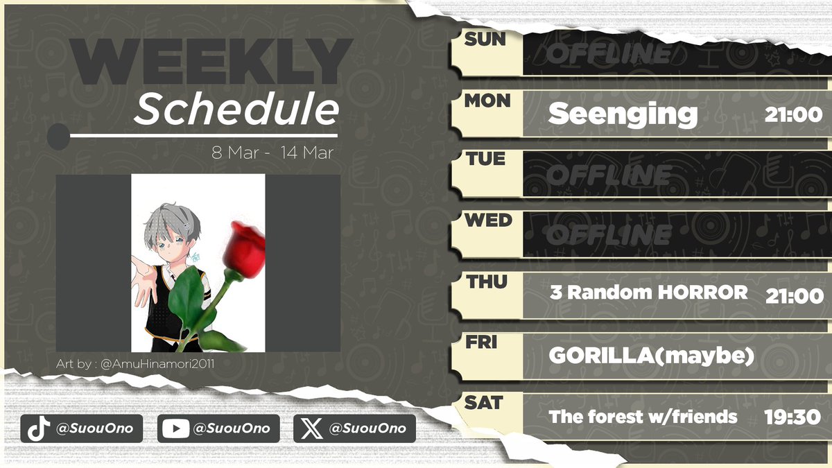 Suou Ono 🎸| ARVI tweet media