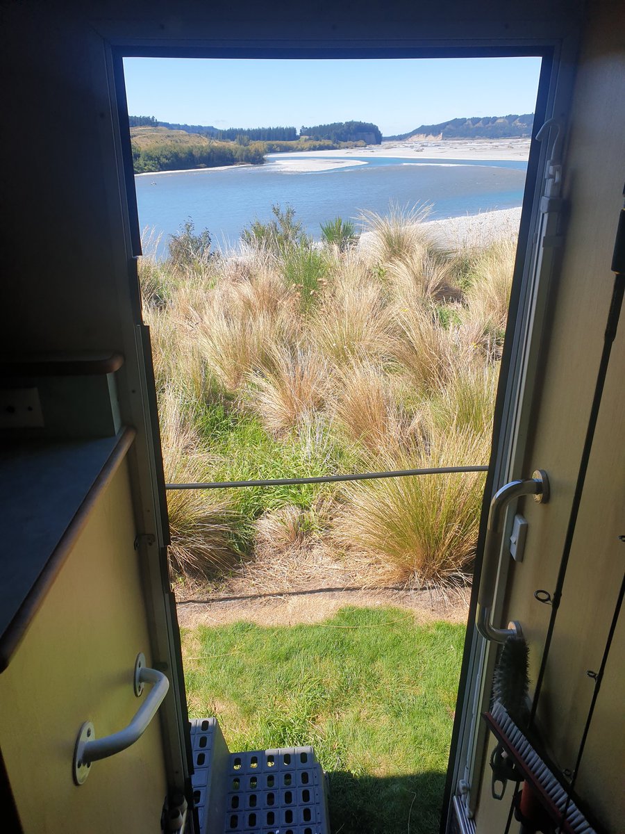 Bit slow on the post keep up at the mo but traveling in the motorhome around  N.Z. example 2 nights here 👇