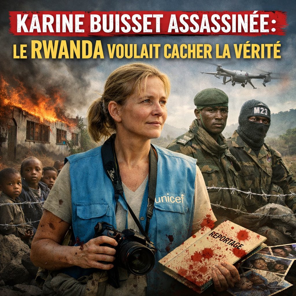 🚨CE QUE RÉVÈLE CETTE MORT SUR LA NATURE DU CONFLIT

La mort de Karine Buisset, si elle est effectivement une élimination ciblée, révèle trois vérités terrifiantes sur le conflit à l'est du Congo.

Lire la suite : x.com/i/status/20318…