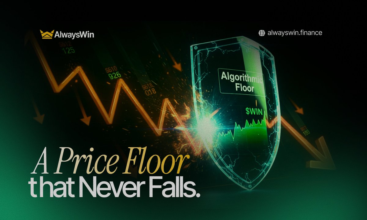 AlwaysWinFi's tweet photo. #WinSwap: An AMM that algorithmically guarantees a perpetually rising price floor for the native $WIN token. https://t.co/39srQZ2vnH