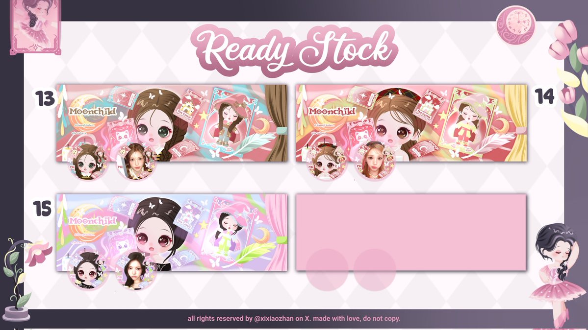 ⠀
ପ⊹ ° 🩰Help repost, thankieᵎᵎ૮˃‌֊ ˂‌ აྀི

HawoOo aku kembali membawa 1️⃣5️⃣ layout chibi ready stock dari katalog 🔮 Moonie,- 🌸 Muse hearts2hearts all memb yang bisa ditake sekarang juga by dm👛ᵎᵎ

🖇️˚.  #zonauang