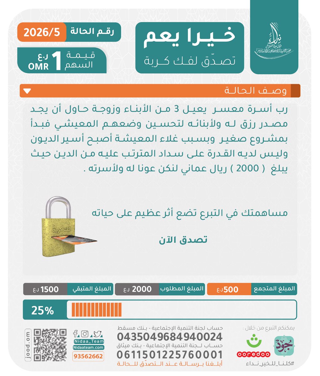 فريق نداء التطوعي tweet media