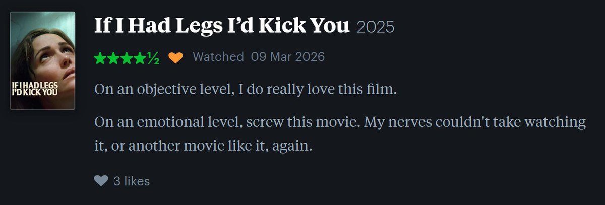 Three likes. My greatest accomplishment on lb.