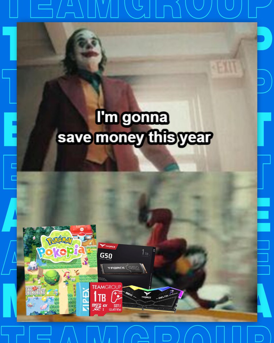 teamgroupinc's tweet photo. Some money just has to be spent.....😘
#teamgroup #apexcard #tforce #memed https://t.co/2vi33uqSvl