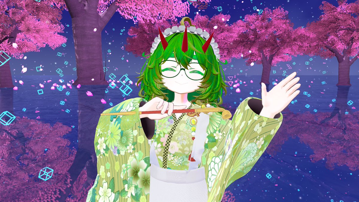 和メイド衣装にしてみました

貫通は大丈夫そうなものの、動いたり座ったりするとスカートが荒ぶって大変な事になるので普段使いはまだ少し厳しめ。時間ある時に調整が要るかも……やり方調べるかぁ
気に入った衣装なので、どうにか普段使いしたい……

#VRChat
#まつり3D