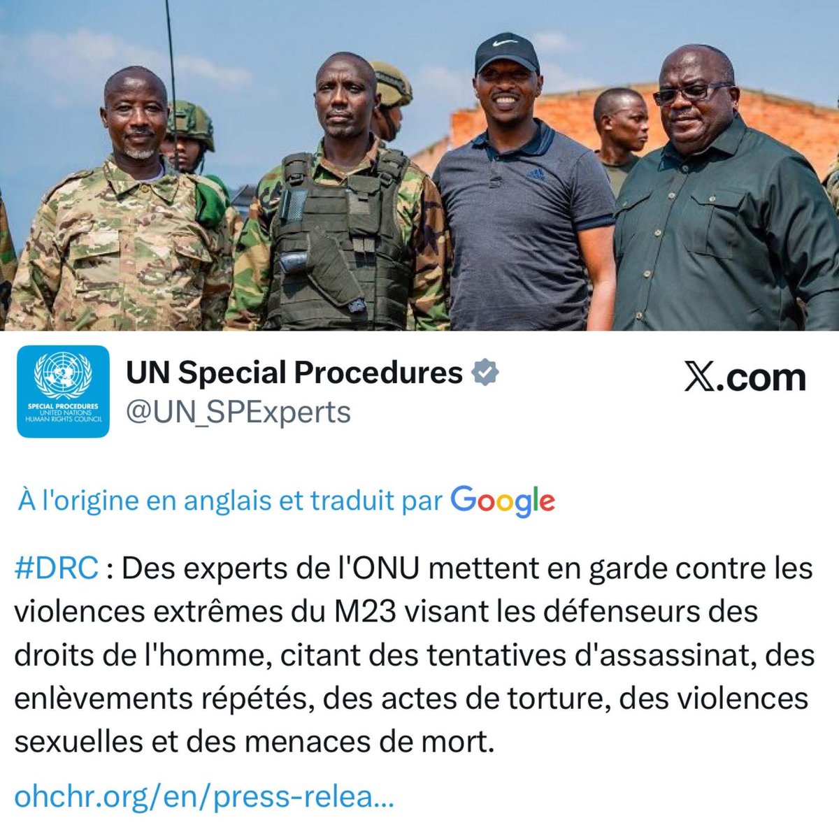 Rm_DE_JESUS's tweet photo. 🚨EXCLUSIF🚨
La dame était sur la Shorlist des humanitaires dérangeants, menacés de mort et cibles d'AFC-M23, les NU avaient déjà alerté (photo1)
Son mission devait se terminer en moins 30 jours soit AVRIL 2026 comme indiqué sur son badge (photo2)
@amluzayamo @22Chancellatsha https://t.co/0iRCGYWu2R