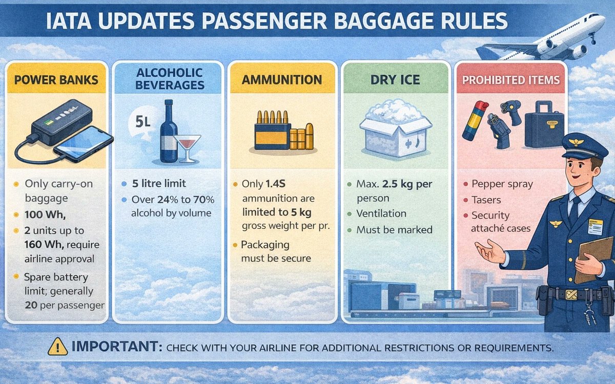 kazinform_eng's tweet image. New #IATA rules: What you can and can’t pack in 2026
qazinform.com/news/iata-upda…
@IATA 
#batteries