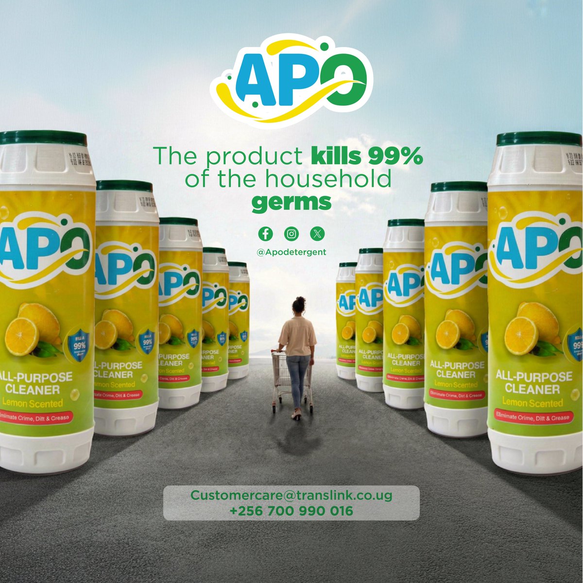 I designed this.

APO Detergent doesn't just kill germs. It demands attention.

That's what happens when strategy meets pixel-perfect execution.

Your move, world.

 #AdmireNabanza