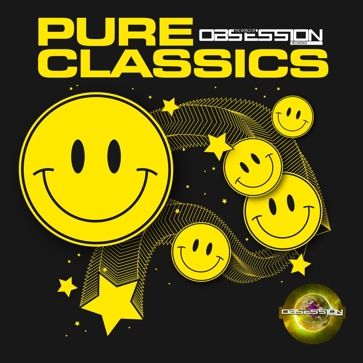 world_obsession's tweet photo. OUT NOW - Pure Classic's.... 24 original 90's happy hardcore bangers, all re-masterered. Available on all platforms to stream / download = https://t.co/U6Qrafbifg https://t.co/Cvg9eUWkVL