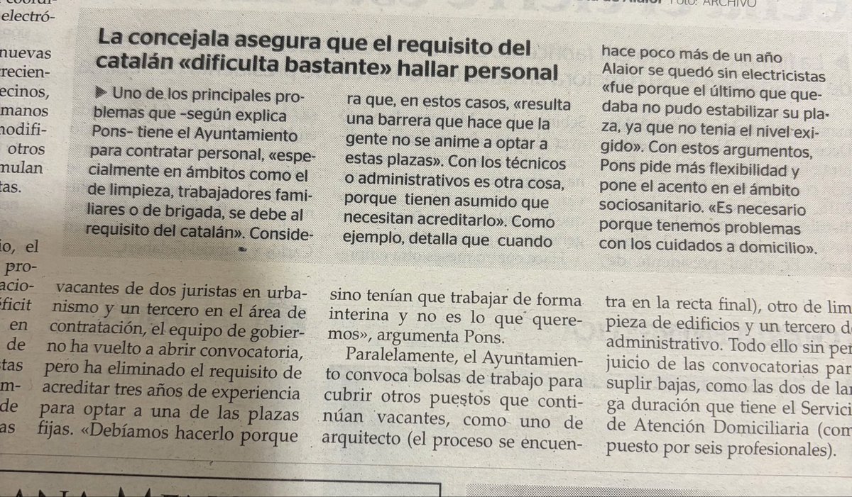 mosmovem's tweet image. Cuando conviertes la lengua en una barrera ideológica pasan estas cosas:
faltan médicos, se marchan investigadores y se expulsan docentes.

El problema no era la lengua.
El problema era la imposición.

#MosMovem #Baleares #Decretazo