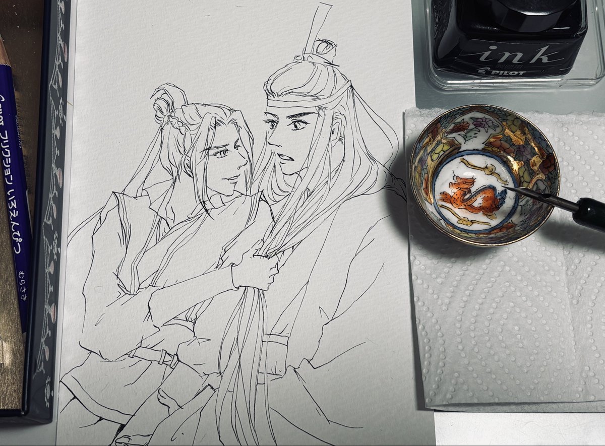 曦澄ざくっ
アナログ絵練習

30分アニメを見る小さいの
OPED飛ばすタイプなので振り向かないのは20分間弱…のドキドキ楽描き
私も集中出来てよかった🤭