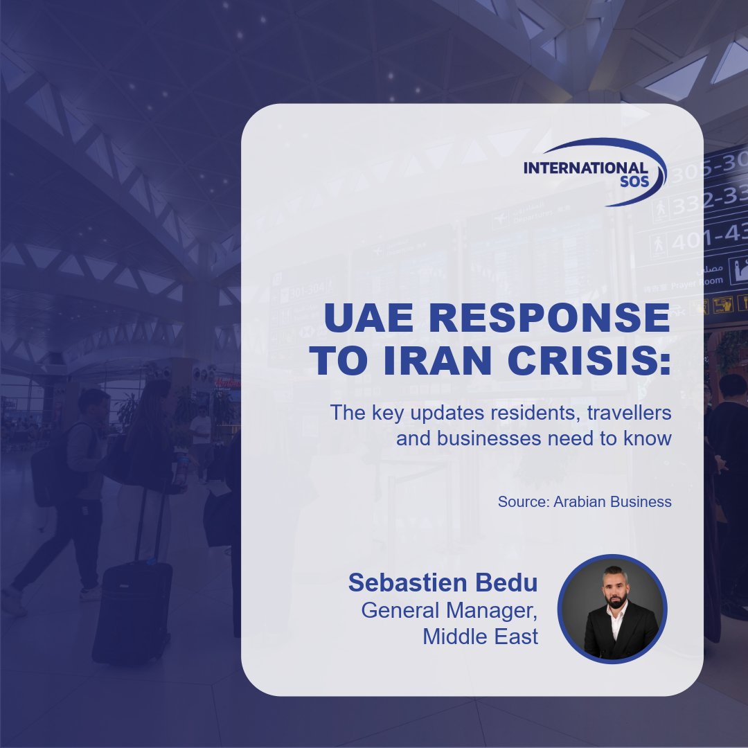 International SOS tweet media