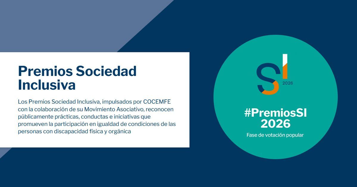 COCEMFE abre la votación de los Premios Sociedad Inclusiva 2026 
cocemfealicante.org/cominet/premio…