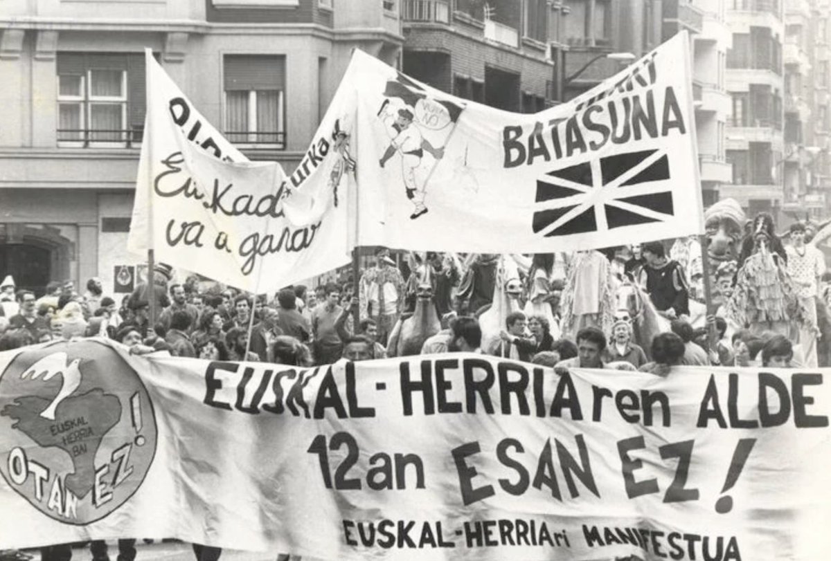 Hoy hace 40 años Euskal Herria dijo no a la OTAN

naiz.eus/es/2024/202403…

Así lo recordó <a href="/goikodeustu/">agustin goikoetxea</a> en ‘Etorkizuneko Artefaktua’