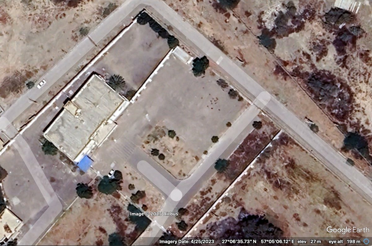 SlopePoint's tweet photo. @Angry_Staffer Anyone with access to Google Earth would have been able to spot the children in the school yard - April 2023 https://t.co/QpR357e7nW
