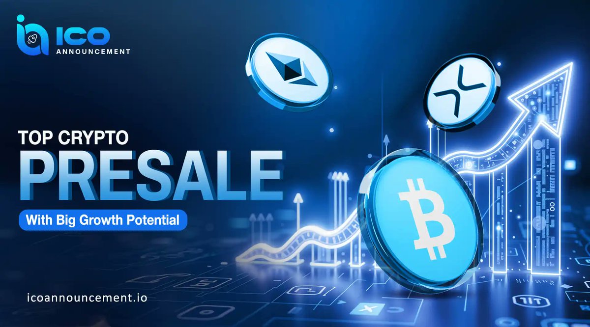 ICOAnnouncement's tweet photo. Promising Crypto Presale Projects Making Headlines in 2026

Explore More: https://t.co/OjhTwVvuZi

#CryptoPresale #Web3 #Crypto2026 #Blockchain #Altcoins #CryptoAI #AIBlockchain #DeFiProjects #CryptoInvesting #CryptoGems https://t.co/b6GGgdIWd7