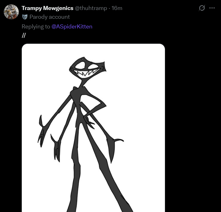 One baby spider tweet media