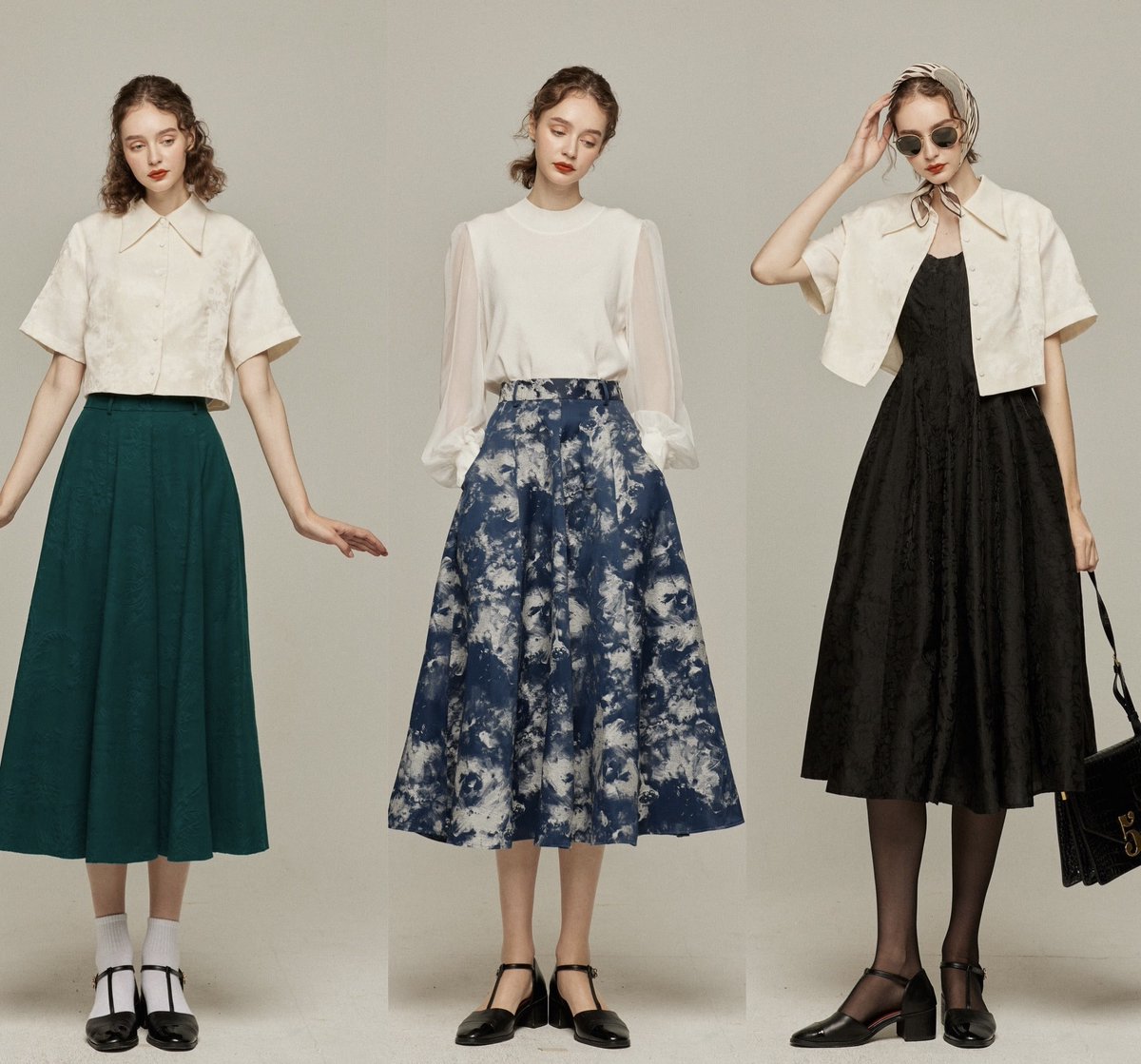 3月23日(月)再販開始 《まずは目隠しをしよう》Top / White,Skirt 