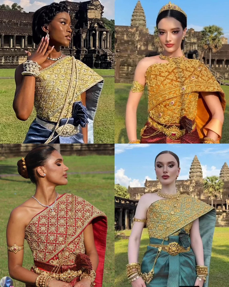 KonKhmerMK's tweet photo. Sbai Khmer + Angkor Wat have only in CAMBODIA 🇰🇭💎

So Appreciate Miss Planet International team work 
#cambodiabeautypageant https://t.co/YFv2akwbvJ