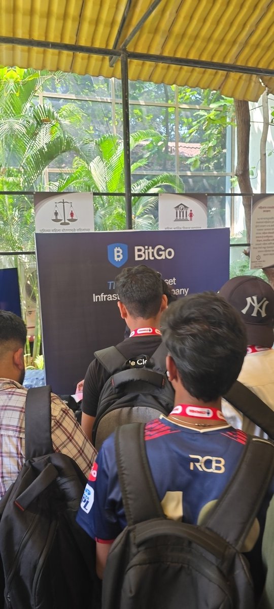 Saketh027's tweet photo. @BitGo at ETHMumbai! https://t.co/c6YJz1MbdW