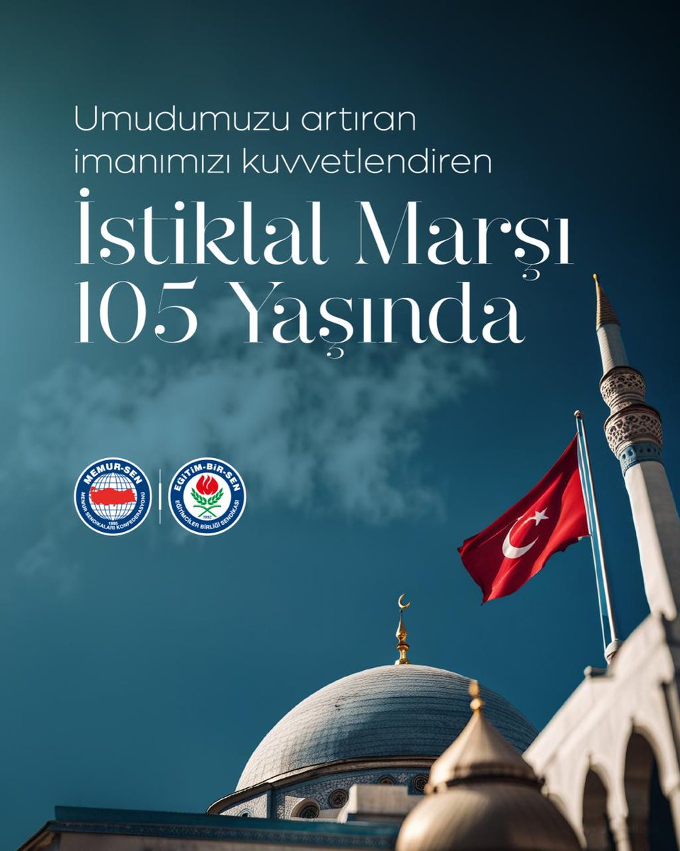 İstiklâl Marşını doğuran millî mücadele sürecinde ve aynı ruhla günümüzde verdiğimiz savaşta canlarını seve seve feda eden bütün kahraman şehit ve gazilerimizi ve Mehmet Âkif Ersoy’u rahmetle, minnetle anıyoruz.