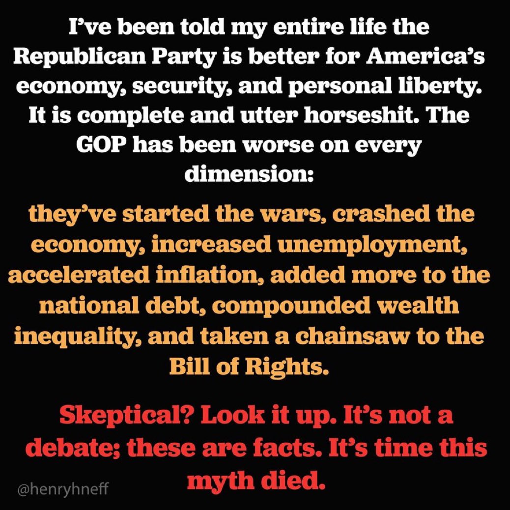 fcretired's tweet image. #DV1 #DemsUnited
#IFB

If your still not convinced everything here is true

JUST LOOK AROUND‼️

Are higher
GAS prices
FOOD prices
CLOTHING prices
or anything
WHAT TRUMP PROMISED⁉️

Are they less now than when tRump
stole the election
Err …
Became president

Republican policy 👎