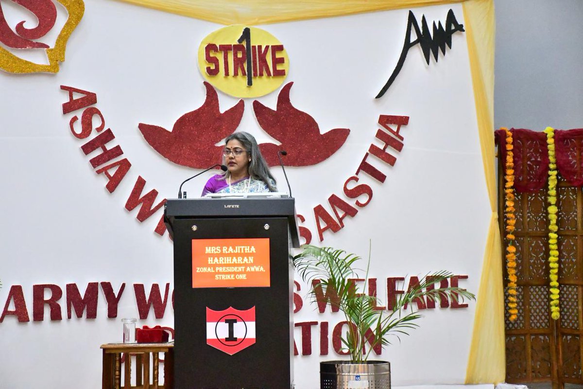 ProDefLko's tweet photo. Celebrating Women, Touching Lives

#StrikeOneAWWA commemorated #InternationalWomensDay2026 with motivational talks and Hunar Haat at #Mathura. Mrs Rajitha Hariharan, #ZonalPresident #StrikeOne AWWA appreciated the entrepreneurs for their artistry and ingenuity. 

(1/2) https://t.co/coEG59kIsR