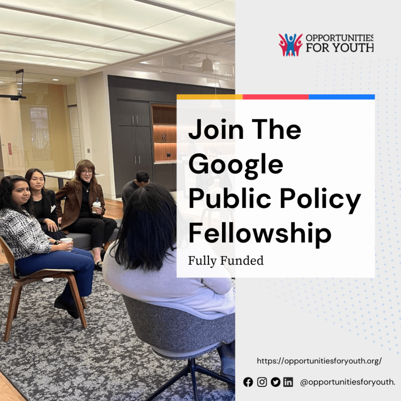 opportunitiesfy's tweet image. 🎓 Apply for the Google Public Policy #Fellowship 2026 (USA) — a paid summer fellowship working on #AIpolicy, internet governance &amp;amp; #DigitalRights in Washington, D.C.

💰 Up to $12,000 stipend
⏳ Deadline: 9 April

🔗 Apply: wp.me/p23f03-7Zf

#GoogleFellowship #TechPolicy