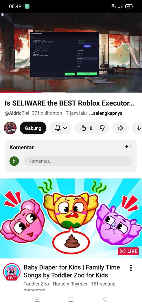 IndraSugiono88's tweet photo. “Hello @TeamYouTube My YouTube channel has been hacked. I cannot access my account. Please help me recover it.”, and now he upload vidio have link phising..@youtube https://t.co/twIG4qj5eX