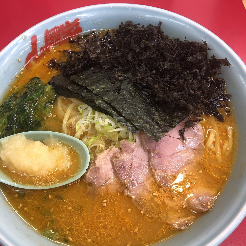 MayMay2017_'s tweet photo. 山岡家　弘前店

特製味噌ラーメン🍜
岩のりトッピング https://t.co/pg8vmwKqbH