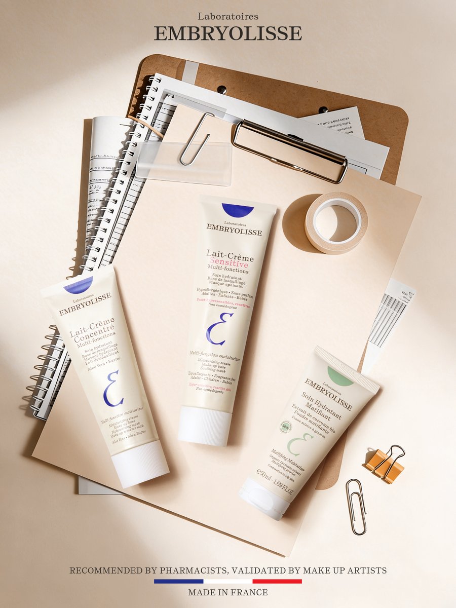 Embryolisse_idn's tweet photo. Proven on real skin.

Different skin types. Different concerns. Thoughtfully formulated solutions.

From deep hydration to gentle care and shine control—see what people are saying about Lait-Crème Concentré, Lait-Crème Sensitive, and Mattifying Moisturizer ✨

#EmbryolisseIndonesia #DermaSkincare #DermaMoisturizer #Moisturizer