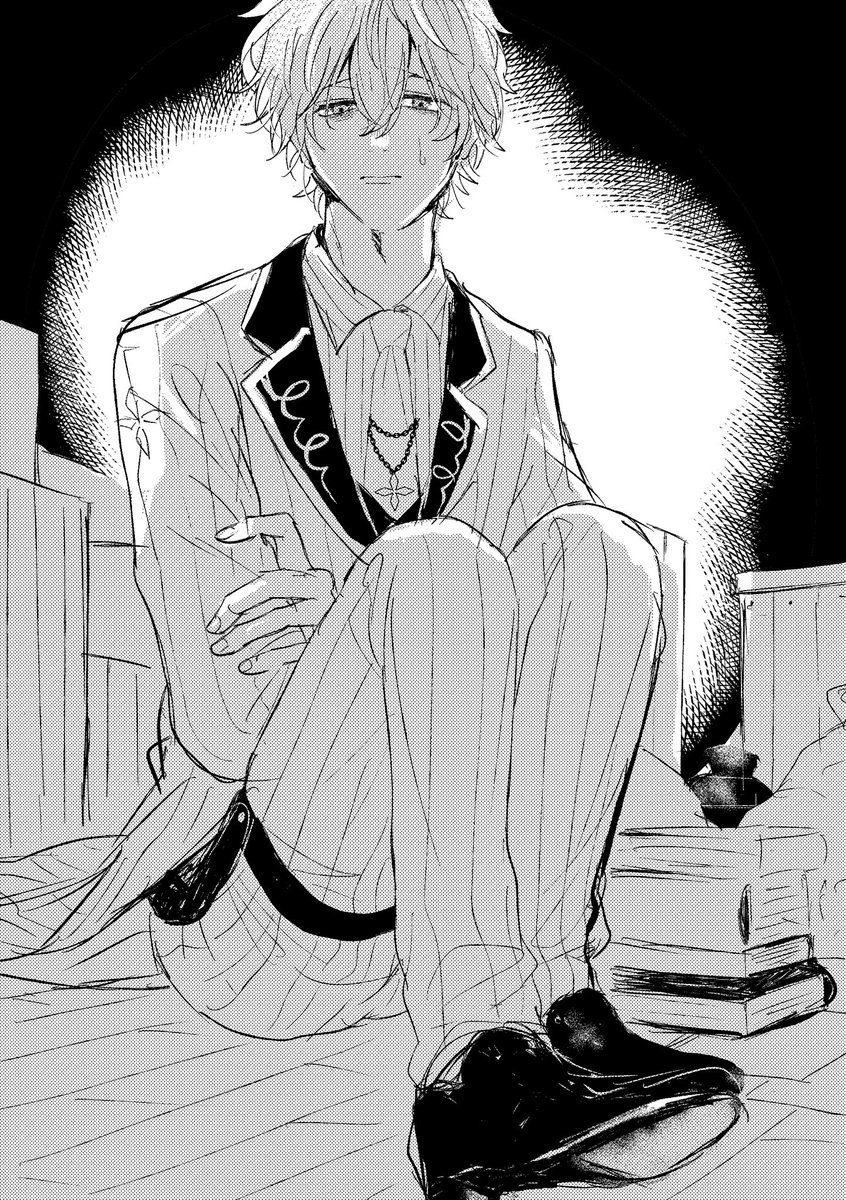 狂👔と倉庫に閉じ込められた新米モブ妄想