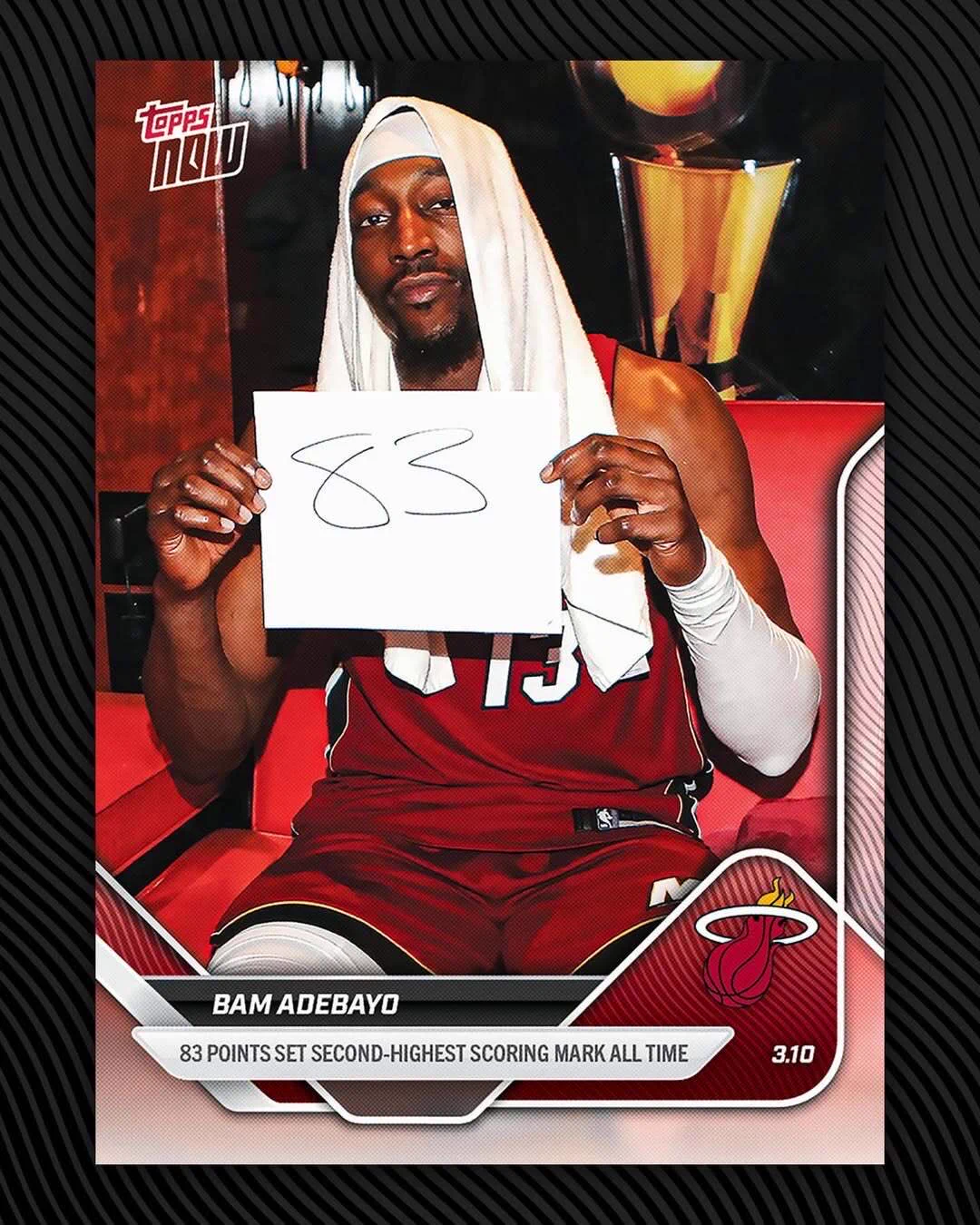 Topps Japan в X: „これはレジェンダリー… 1試合83得点の偉業達成後