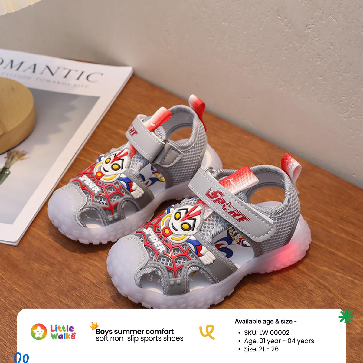 Littleswalk's tweet photo. 📷 Stylish Kids LED Sandals এখন Little Walks এ।

আপনার বাচ্চা যেন আরাম এবং স্টাইল দুইটাই পায়, সেই চিন্তা থেকেই আমরা এনেছি সুন্দর Baby Lighting Sandals Collection!!! https://t.co/8YAvOc3I5P
