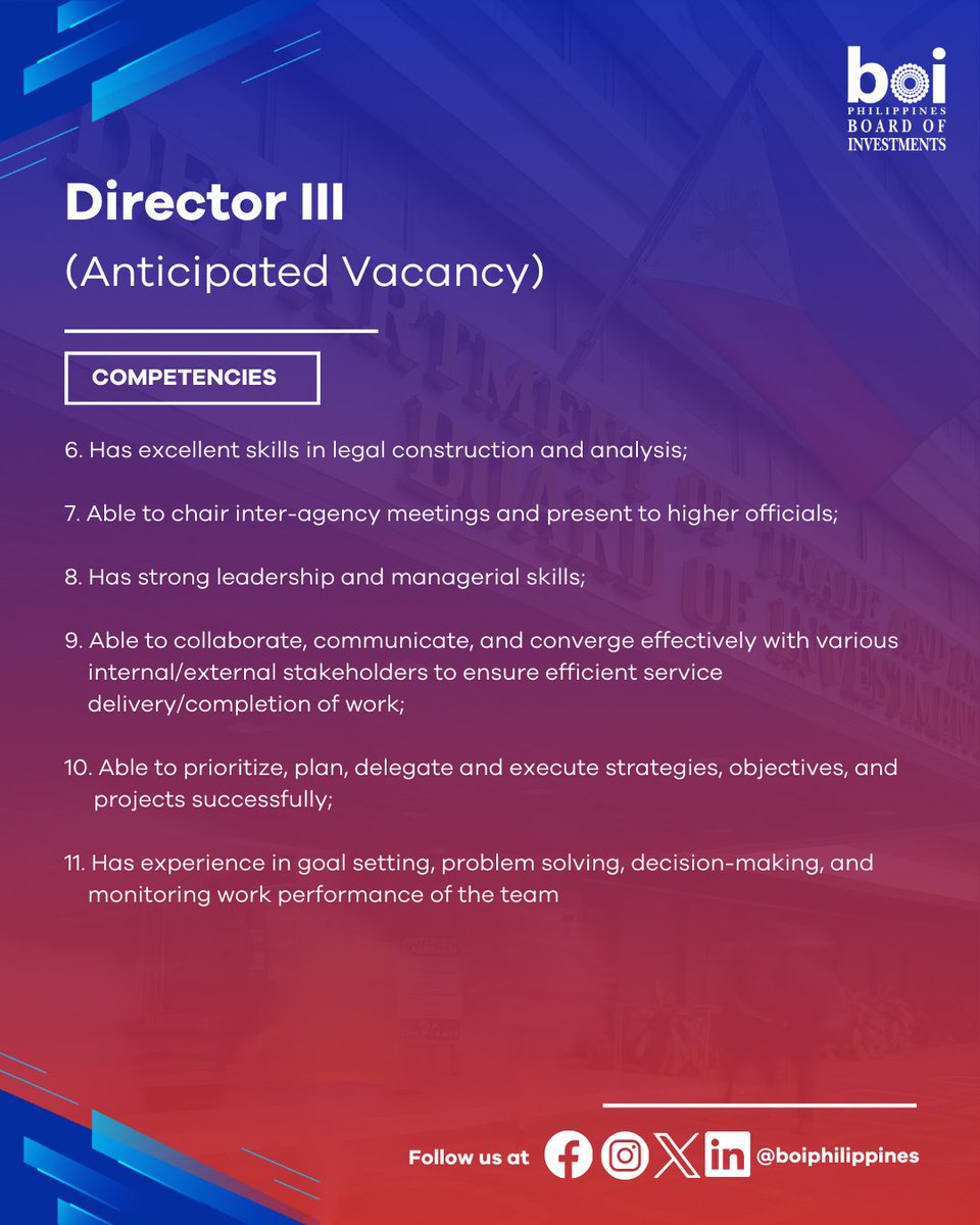 Board of Investments tweet media