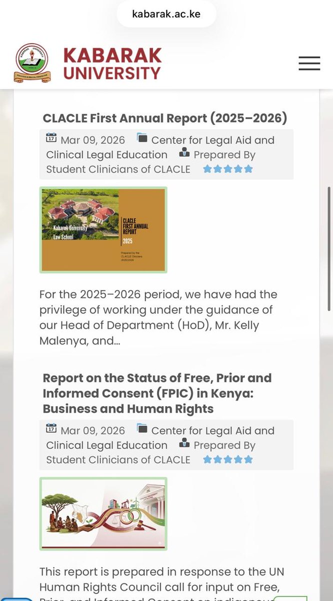 Centre for Legal Aid and Clinical Legal Education tweet media