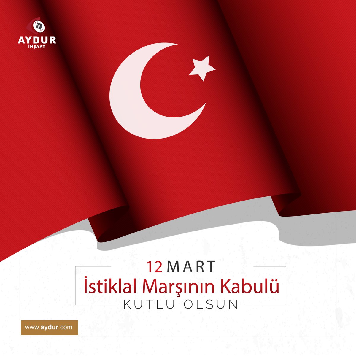 AydurInsaat's tweet photo. 🇹🇷 "Korkma, Sönmez Bu Şafaklarda Yüzen Al Sancak!"
Bağımsızlığımızın en güçlü simgesi olan İstiklal Marşı’mızın kabulünün yıl dönümünü gururla kutluyoruz.🇹🇷 https://t.co/oaFlbE4EHK