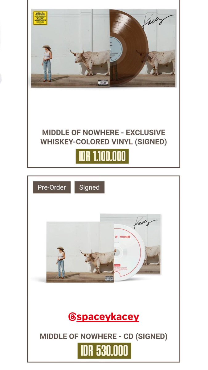game_of_merch's tweet image. [OPEN PO] Kacey Mustgraves MIDDLE OF NOWHERE SIGNED Album

💰difoto, bersih INA
📍Jogja
🍊saat plnsn

Tags : preorder wts jual beli cd vinyl kaset cassette usa uk original authentic official merchandise indo indonesia jkt jastip trusted