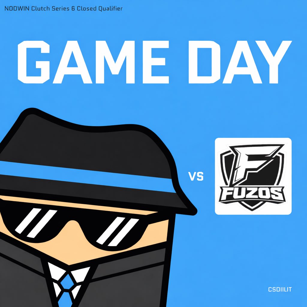 csdiilit's tweet photo. Today we face @FuzosCS2 in the @Nodwin_CS2 Clutch Series 6 Closed Qualifier.

🕔 17:00
📺 https://t.co/5xJuB09kZE

@alluCSGO will play as a stand-in today

#csdiilit https://t.co/u1th8gOx0f