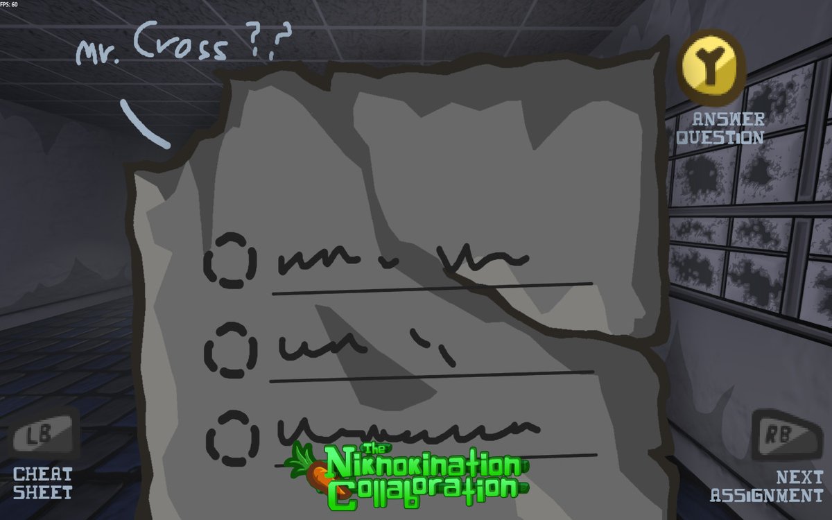 NiknokCollab's tweet photo. Cold temperatures, an abandoned school, children hungry for an education.

In A Unique Education, you will grade the papers of your students, while ensuring they stay on task. If you don't, you may be fired or worse- your students may become distracted.
#indiegame #godotengine #upcoming