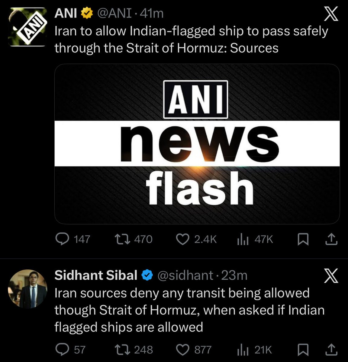 Siddharth tweet media