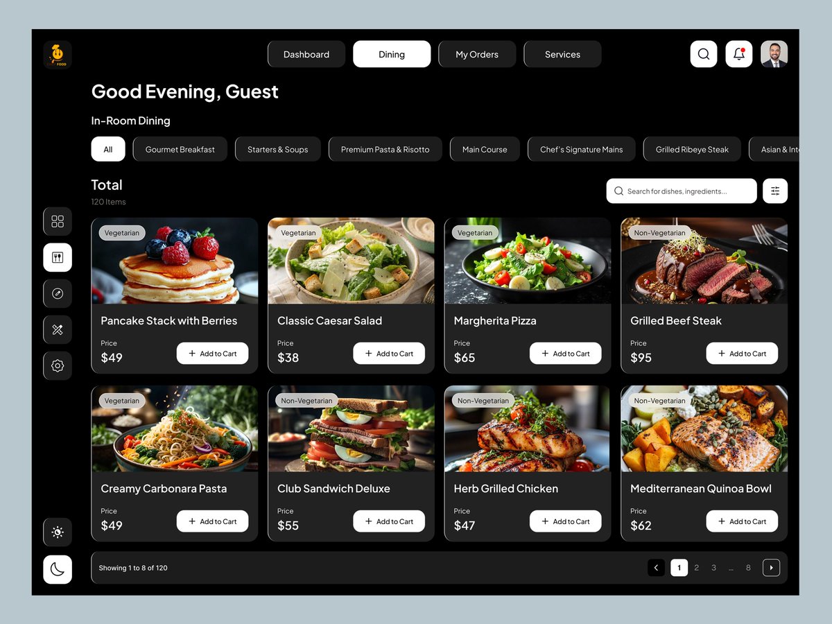 Food Ordering &amp; Dining Management Dashboard Design.
Let’s connect and collaborate 👇
📲 Telegram: t.me/mamun9940
📧 Email: mamunahamed9940@gmail.com
💬 WhatsApp: wa.me/8801776701998