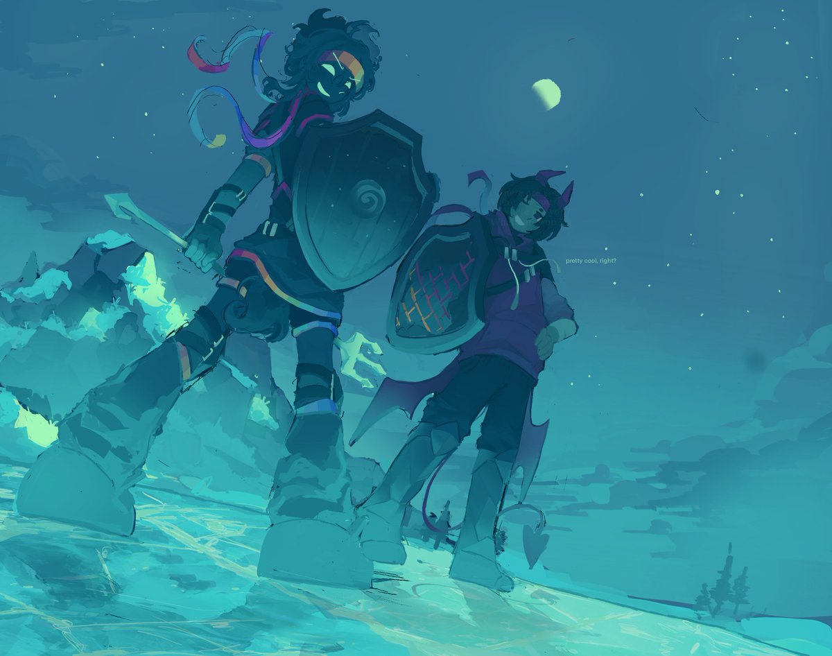 the moon is bright

#spokeisherefanart #mapiccfanart