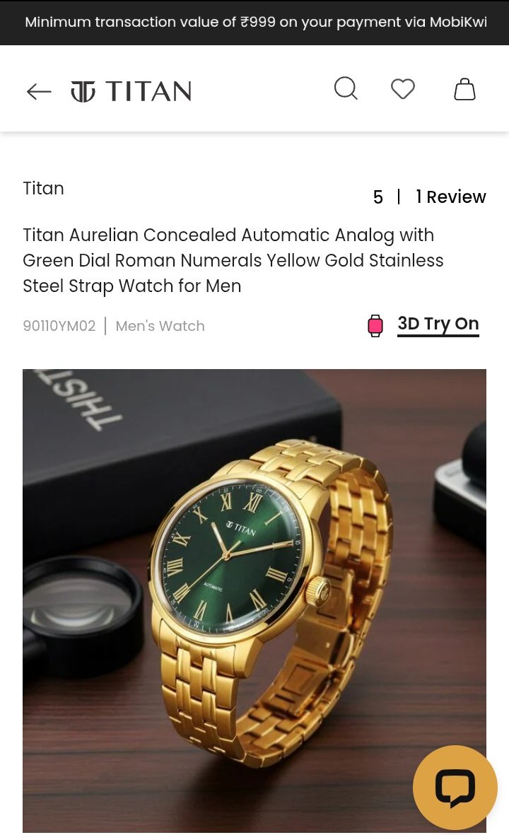 PRANAVSDAVE's tweet photo. @titanwatches I can accept this if you can make dial in pure bright white colour. 42~45 mm dial. Rest all remain the same. https://t.co/P7JGKlL6iI