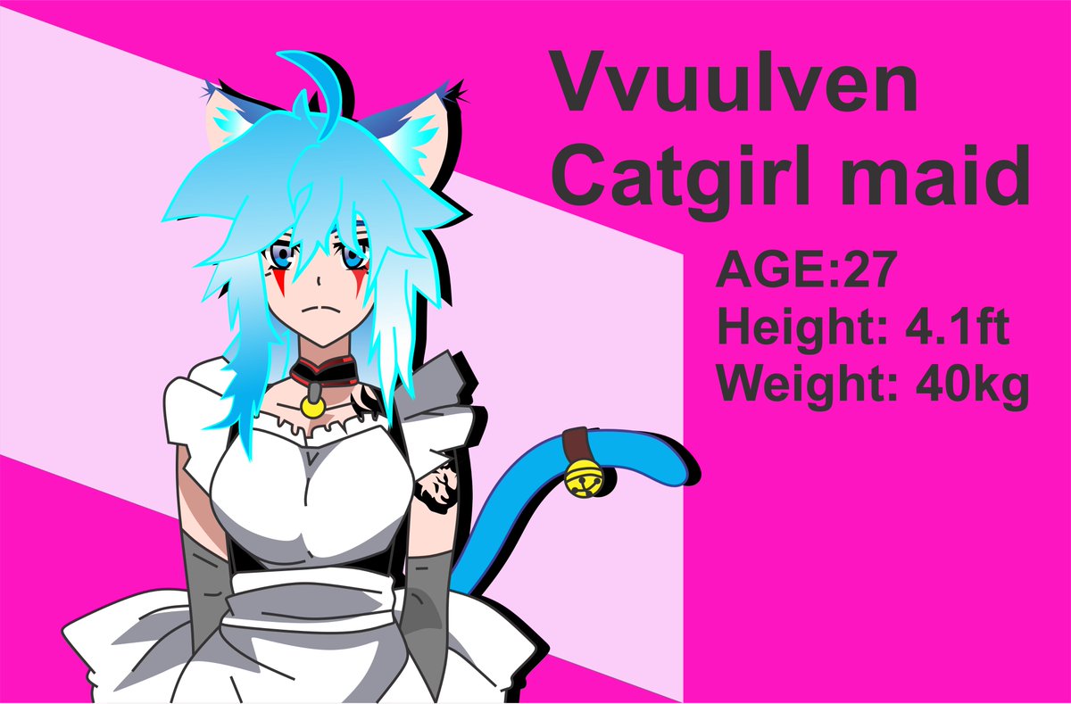 Too all VVuulven fan part 1/2 of out of 3 of his hype train award. I bring you the Wolf boy himself as a Catgirl feel Free to bully him around.
his channel : twitch.tv/vvuulven
 #vtuber #VtuberDesign #twitchgamer