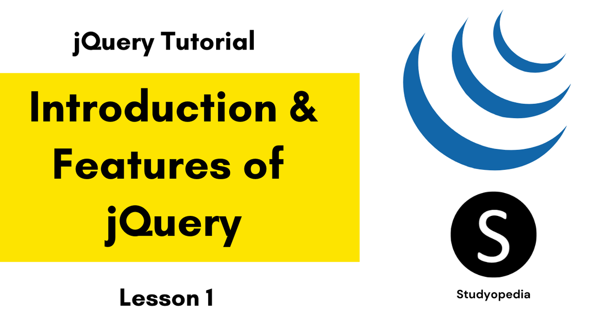 dw_amit's tweet photo. jQuery Introduction and Features (English): https://t.co/0Am7X3HQrS
jQuery Introduction and Features (Hindi): https://t.co/nqj4aOp6Gd

jQuery Notes: https://t.co/CO2WkGbUSj

#jquerytutorial #javascript #studyopedia #freeresources #webdevelopment https://t.co/nVytAitaBO