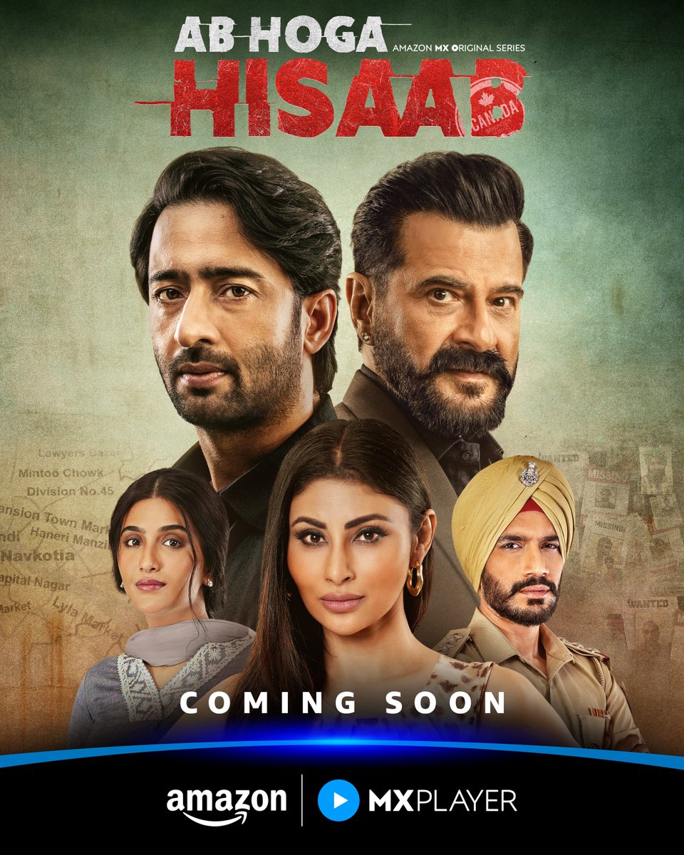 MXPlayer's tweet photo. harr gunah se parda uthane ke liye taiyaar ho?

AB HOGA HISAAB, coming soon only on Amazon MX Player for FREE.

#SanjayKapoor #ShaheerSheikh @Roymouni @NimritAhluwalia #HarmanSingha 

#AbHogaHisaab #ComingSoon #AmazonMXPlayer #Announcement2026 https://t.co/V2mN62dhg3